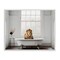 Stupell Industries Minimalist Lion Bathtime Framed Giclee, design by Sasha